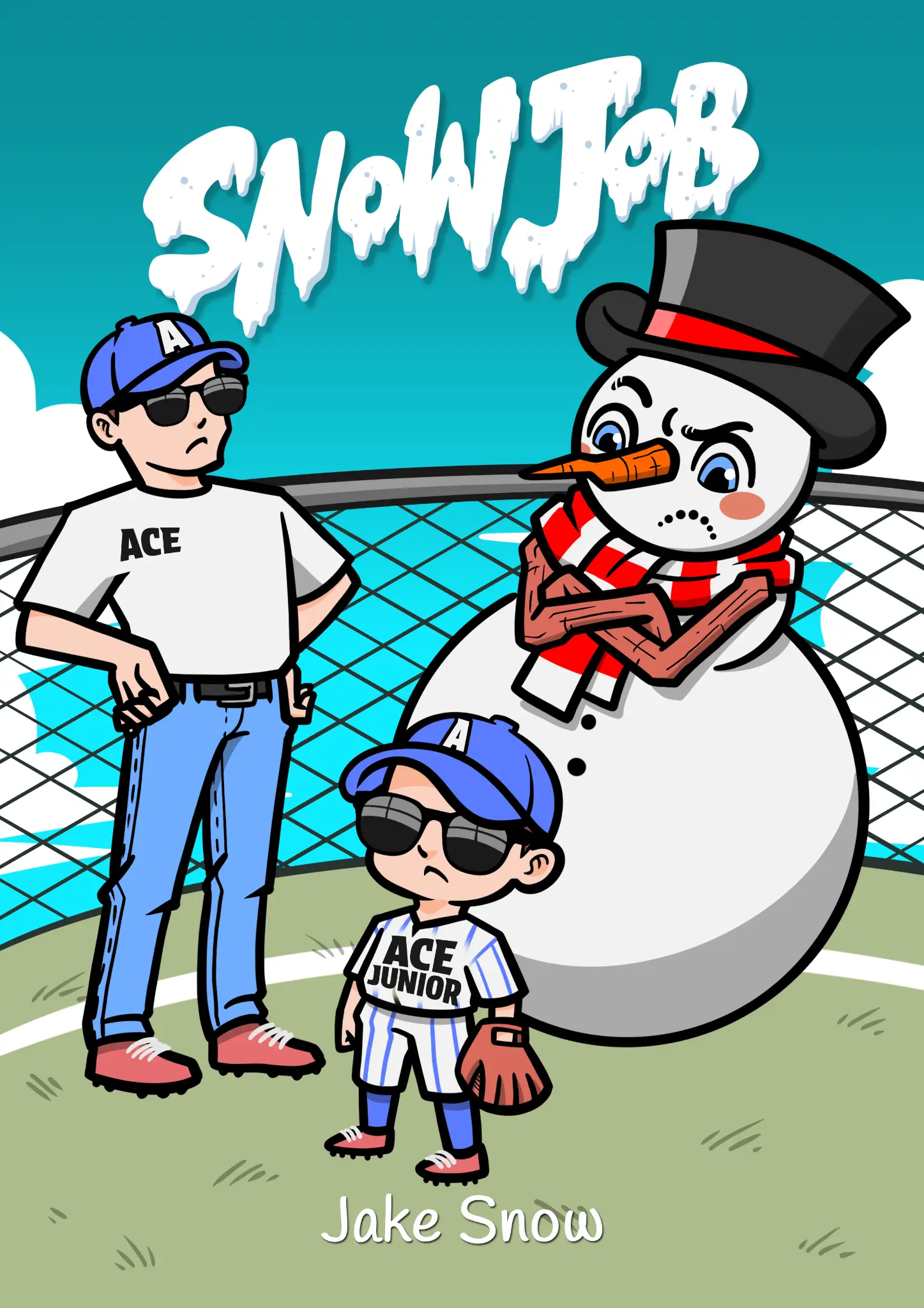 Snow Job book cover by Jake Snow